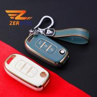 huawe 3 Buttons Car Key Cover Case Cover for Renault Clio 5 Captur Sandero Stepway Kadjar Logan 2 Arkana Remote Smart Shell Fob Holder