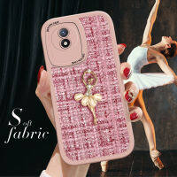 เคสสำหรับ Vivo Y02A Y02T สาวๆเคสผ้านิ่มลายเต้นสาวๆน่ารักเคสโทรศัพท์คลุมผ้าซิลิโคน