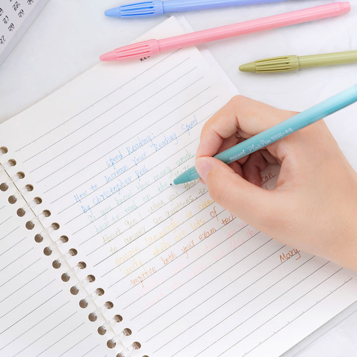 monami-6pcs-ครีมสีชุดปากกา-plus-ปากกา-3000-สี-0-4-มม-art-marker-liner-สำหรับเน้นการเขียนการเขียนโรงเรียน-a6904-yrrey