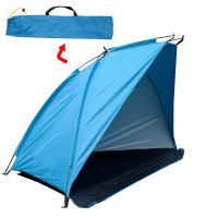 Single Layer Beach Tents 2 Persons Camping Tent Anti UV Sun Shelters Awning Shade Outdoor Tent for Fishing Picnic Hiking