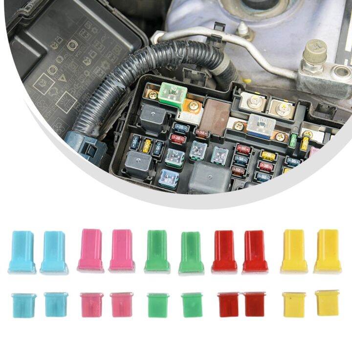 20Pcs Fuses Pack Kit 20A,30A,40A,50A,60A Car Auto Van Square Assortment
