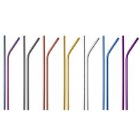 304 Stainless Steel Straw Reusable Metal Drinking Straws Set Wholesale With Cleaning Brush Party Bar Accessory Eco Friendly New Specialty Glassware