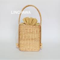 Linchawa bag  กระเป๋าถือ ทรงสี่เหลี่ยม