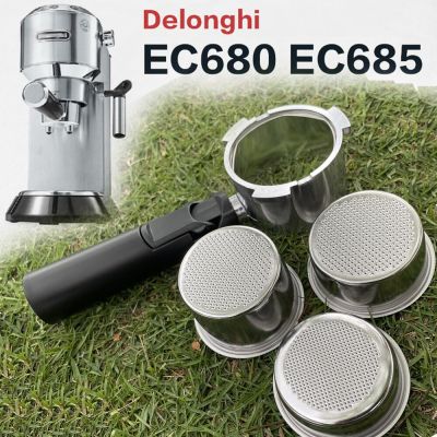 ตัวกรองแบบพกพา51มม. สำหรับ Delonghi Dedica Ec685 Ec680อะไหล่ตะกร้า1 2 4ถ้วยอุปกรณ์สำหรับบาริสต้า