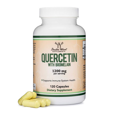 Quercetin with Bromelain เควอซิติน Double Wood Supplements (1200 mg/serving)