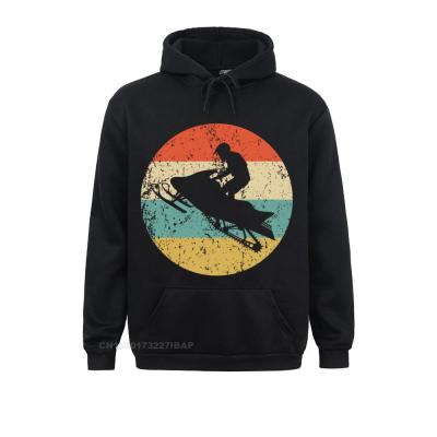 Snowmobile Retro Style Snowmobiling Pullover Hoodie Funky Boy Sweatshirts Long Sleeve Hoodies Custom Hoods Size Xxs-4Xl