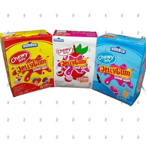 Donald Jelly Gum Chewy jelly 25gr Pak isi 24pcs Lazada Indonesia