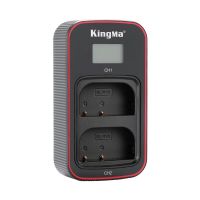 แบตเตอรี่ J76 DMW-BLF19 Kingma ค่าเริ่มต้น-C เครื่องชาร์จแบบคู่มีจอแอลซีดี USB สำหรับ Panasonic Lumix DMW-GH3 GH4 GH5/5S กล้อง G9LGK BLF19E DMW