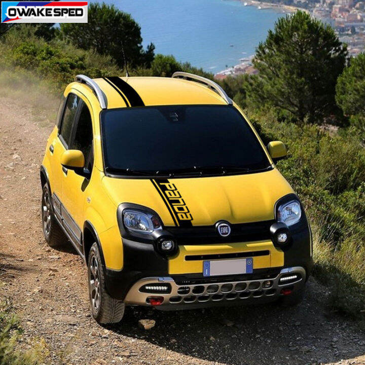 car-hood-roof-tail-decor-stickers-for-fiat-panda-corss-4x4-off-raod-stripes-exterior-auto-body-engine-cover-vinyl-decals