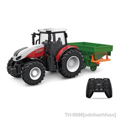 ✼◘☬ 1/24 Tractor with Farmer Engineering 2.4G Alloy Modle Truck Farming Simulator for Boys Kid