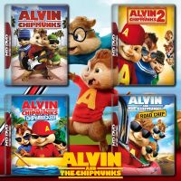 ALVIN AND THE CHIPMUNKS แอลวินกับสหายชิพมังค์จอมซน ภาค 1-4 DVD Master พากย์ไทย