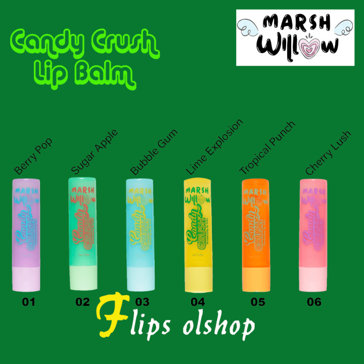 CANDY CRUSH MOISTURIZING LIP BALM MARSHWILLOW Lazada Indonesia
