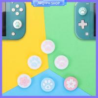 JWQYPH ใหม่ เกมแพด อนาล็อก คอนโทรลเลอร์ ฝาครอบจอยสติ๊ก ซิลิโคน Animal Crossing Thumb Stick Grip