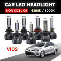 Vlatoyota】vios* รับประกัน1ปี * 2ชิ้น LED ไฟหน้า foglight NCP42NCP93 ncp 150NCP151 hilo Beam