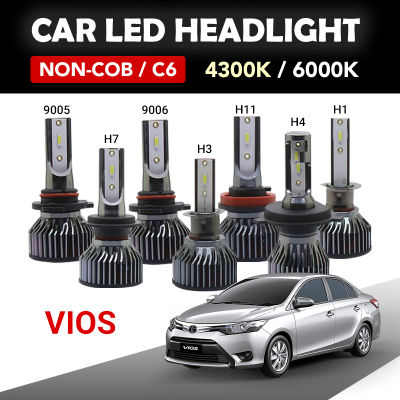 Vlatoyota】vios* รับประกัน1ปี * 2ชิ้น LED ไฟหน้า foglight NCP42NCP93 ncp 150NCP151 hilo Beam