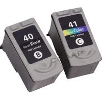 2 Compatible Ink Cartridge For Canon PG 40 41 PG-40 CL-41 Pixma Ip2500 Ip2600 Ip1800 Ip1900 MP190 Printer