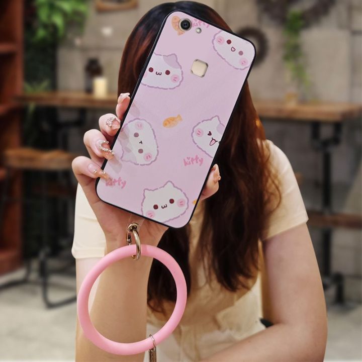 liquid-silicone-ultra-thin-phone-case-for-vivo-v7-y75-simple-hang-wrist-youth-funny-creative-back-cover-soft-shell-ring