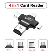 SD Card Reader Mini Multi Port Type C/Light ning/PC/OTG For Iphone Samsung Micro USB adapter Laptop Accessories Converter