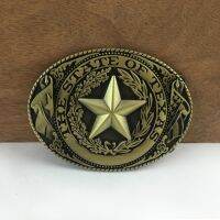 【CW】♗  Buckleclub wholesale retro state of belt buckle western jeans gift FP-03714-2 brass finish for men