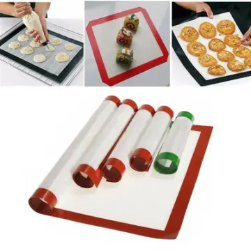 Non Stick Perforated Silicone Baking Mat 30x40 Heat Resistant Oven Sheet  Liner For Bread/Cookie/Biscuits/Puff/Eclair Pastry Mat