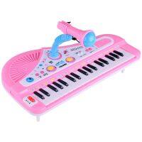 Spot wholesale childrens musical instruments 37-key electronic organ multi-function with microphone can sing music electronic organ toys