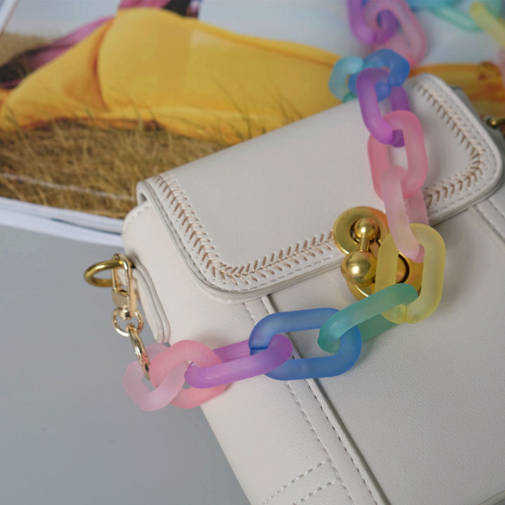 modern-handbag-hardware-trendy-bag-accessories-replacement-bag-belt-acrylic-shoulder-strap-resin-bag-chain