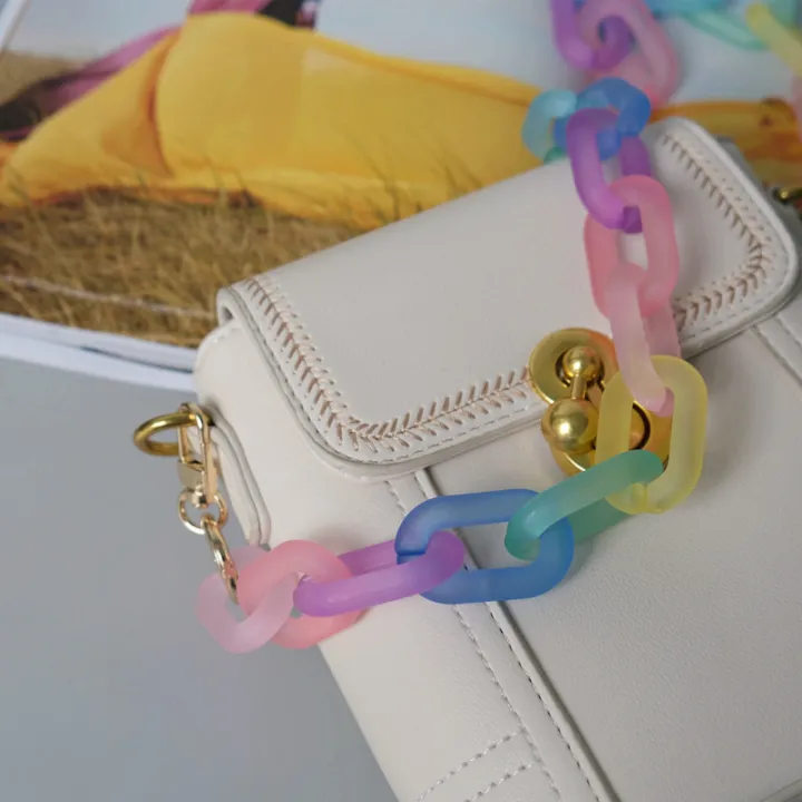 modern-handbag-hardware-colorful-bag-parts-resin-bag-chain-jelly-handbag-handle-acrylic-shoulder-strap