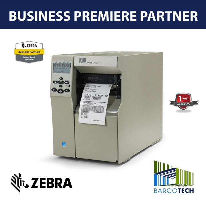Zebra 105slplus Thermal Transfer Barcode Industrial Printer 300dpi Lazada Ph 6674