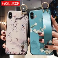 【Enjoy electronic】 Rose Wristband Phone Case for iPhone 13 14 Pro 11 12 Soft TPU Flower Phone Holder Cover for iPhone 14 Xs Max 7 8 SE 2 X XR Funda