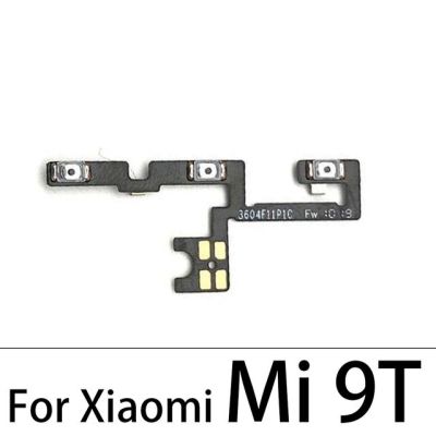 10ชิ้น/ล็อตปุ่มเปิดปิดปุ่มคีย์ด้านข้างเสียงสายเคเบิ้ลยืดหยุ่นสำหรับ Xiaomi Mi 8 9 Se Lite/mi 9T 10T 10 Note 10 11 Pro Lite