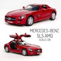 รถของเล่น โมเดลรถสะสม โมเดลรถเหล็ก​รถเบนซ์​ Mercedes Benz SLS AMG / GT สเกล 1:36