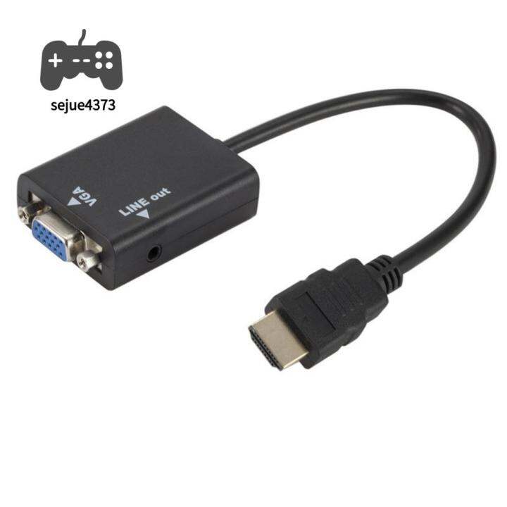 ตัวแปลง-sejue4373-hdmi-เป็น-vga-converter-สายไปยังตัวแปลงวีจีเอ-hdmi-ไม่จำเป็นต้องตั้งสาย-vga-ตัวเมียจอแสดงผลแอลอีดี