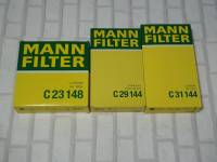 กรองอากาศ Benz E-Class W124 ( 1993 - 1996 ) ทุกรุ่นย่อย  / Engine Air Filter Mann C23148 , C29144 , C31144 SS