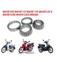 ถ้วยคอกลึง ชุดลูกปืนคอเทเปอร์ เตเปอร์ สำหรับรุ่น รถ WAVE100 WAVE110 WAVE110i WAVE125 X WAVE125R WAVE125S DREAM ลูกปืนคอ เตเปอร์ พร้อมส่ง