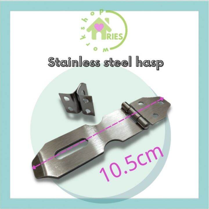 Hasp & Staple Latch 105mm Stainless Steel fasteners Lazada