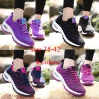 WoNew sneakers Women casual shoes wedges shoes women sports sneakers shoes Breathable platform shoes Sukan Kasut Wanita 35-42