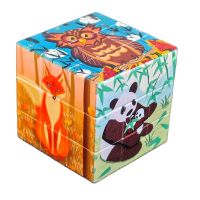 3D 3x3x3 Magnetic Cube 3x3 Speed Cube Print  Animal  Magic Cube Professional Magnetic Funny Cube Puzzle Toys  For Children Brain Teasers