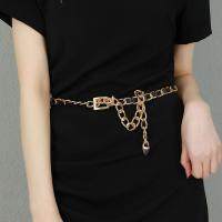 Trendy Lady Waist Belt  Braid Alloy Women Belt  Stainless Adjustable Lady Waist Belt Belts