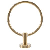 Gold Stainless Steel Towel Holder Bathroom Wall Mounted Round Towel Rings Towel Rack Kitchen Storage Accessories