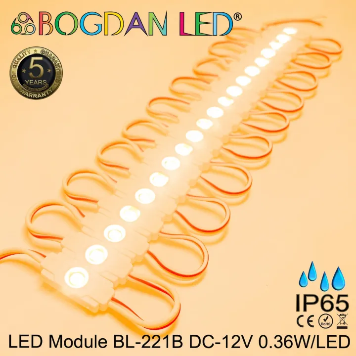 LED Module, BL-221B DC-12V 0.36W/Module 7.2W/Panel แอลอีดีโมดูลกันน้ำ ...