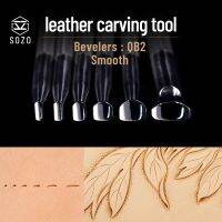 (Rui baoG) SOZO QB2 Leather Work Stamping Tool Eevelers Smooth Sheridan Saddle Make Printing Carving 304 Stamps สแตนเลส