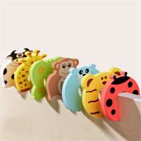 【CW】 5Pcs/Lot Safety Door Stopper Protection Security Card Child Baby Lock Protector