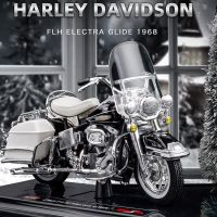 Maisto 1:18 Harley-Davson 1968 FLH Electra Gle จำลองโมเดลมอเตอร์ไซค์อัลลอยรถของเล่นการรวบรวมของเล่นโมเดลรถยนต์เด็กผู้ชาย