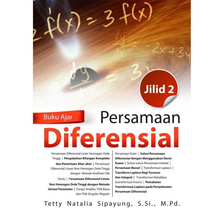 Buku Ajar Persamaan Diferensial Jilid 2 | Lazada Indonesia