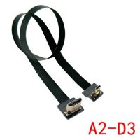 สายเคเบิลที่เข้ากันได้กับ Fpv Hdmi 90องศากับ Mini/Micro อะแดปเตอร์ Hdtv Fpc ริบบิ้นระดับแบน20pin สำหรับการถ่ายภาพทางอากาศหลายทาง