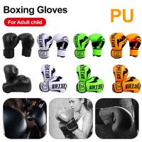 PU Boxing Gloves Fighting Kick Boxing Gloves Karate Muay Thai Workout Training Kickboxing Gloves Taekwondo Protector Adult Child