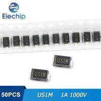 50PCS US1M HER108 SMA Schottky ไดโอด 1A 1000V