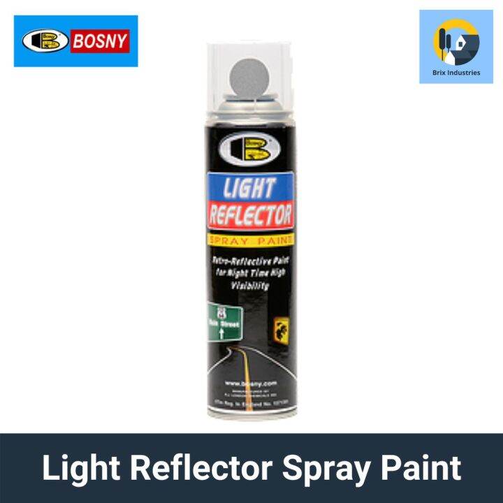 spray gun paint Bosny Light Reflector Spray Paint RetroReflective