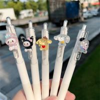 【Ready Stock】 ✚◈ C13 Cute Jelly Kuromi Cinnamoroll Press Gel Pen Black Ink Student Writing Stationery