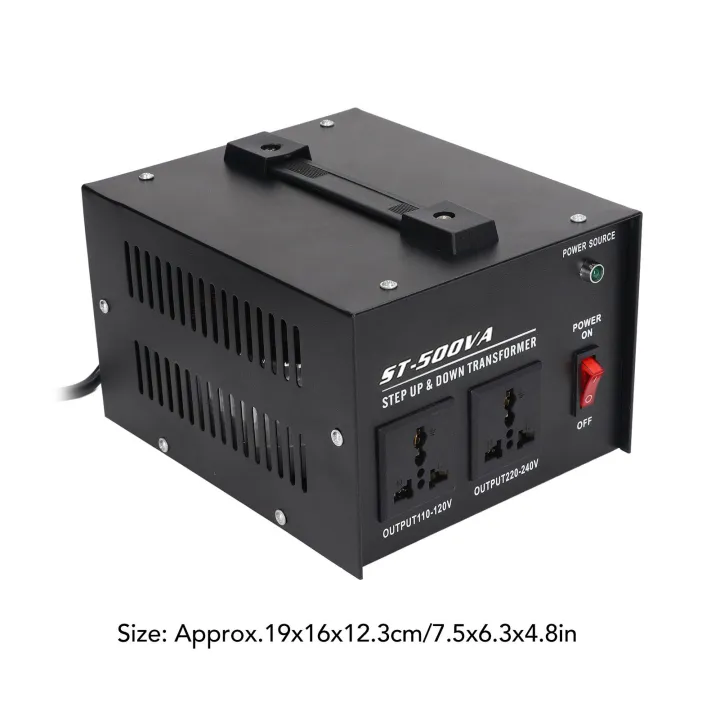 Voltage Converter Transformer 500W 110V to 220V 220V to 110V Step Up
